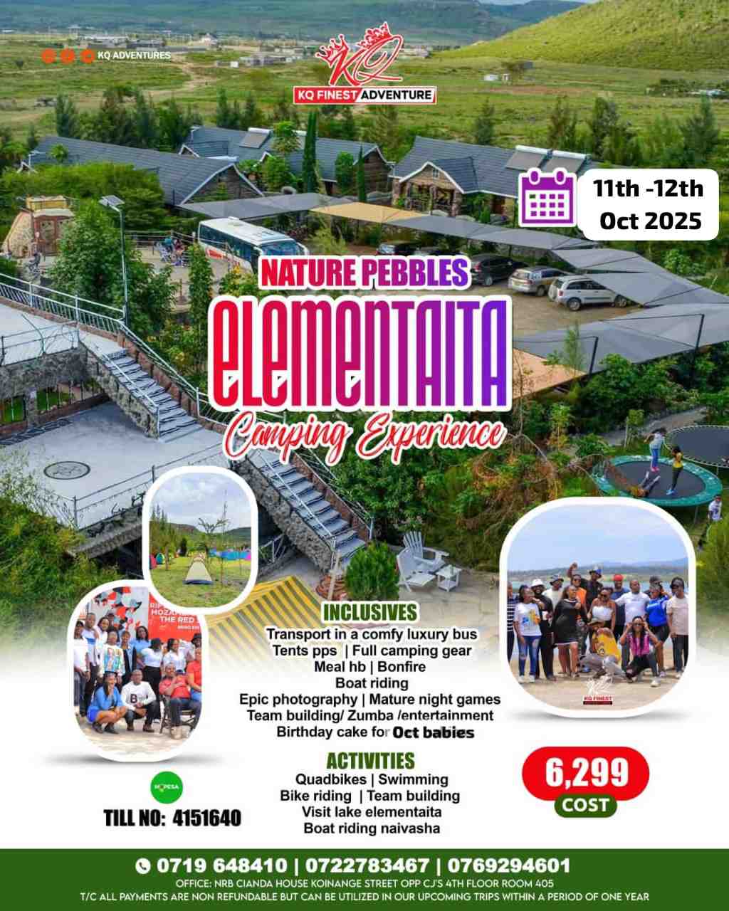 NATURE PEBBLES ELEMENTAITA CAMPING EXPERIENCE